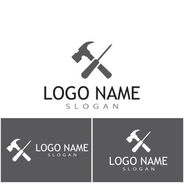 Servis Araçları vektör resimleme şablonu