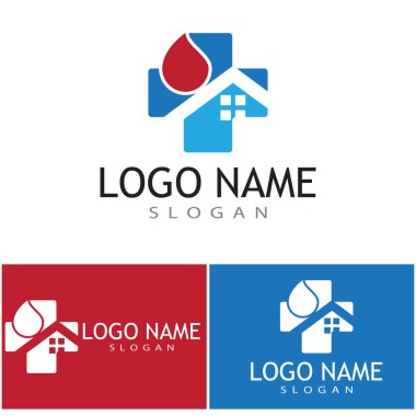 Ev Vektörü simgesi tasarım şablonu