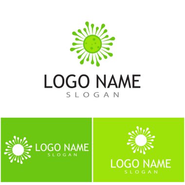 Bacterial Logo Template vector symbol nature