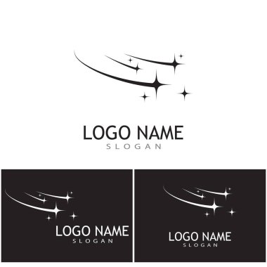 Yıldız simgesi şablon vektör illüstrasyon tasarımı