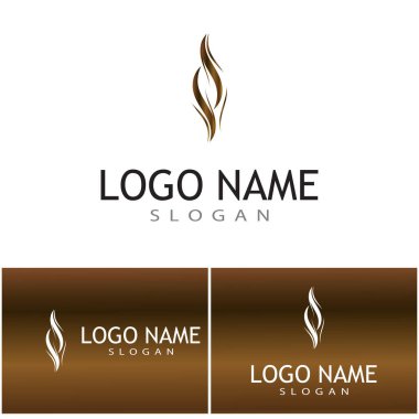 stil saç kesimi ikonu vektör illüstrasyon tasarımı