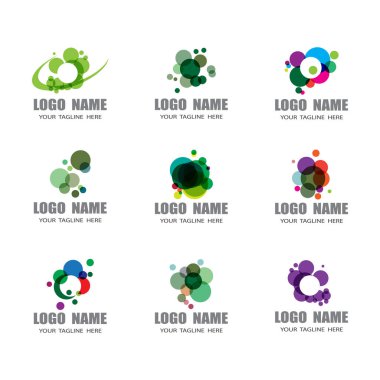 Taze şekil logo vektör şablonu