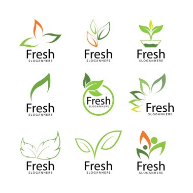 yeşil bahçe logo vektörü ve sembolü