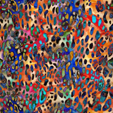 Farklı şekil ve dokulara sahip yaratıcı karalama sanatı deseni. Etnik renkli çiçek ve çizgi geometrik karalama dokusu.