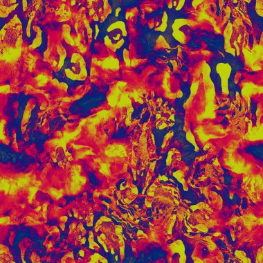 Farklı şekil ve dokulara sahip yaratıcı karalama sanatı deseni. Etnik renkli çiçek ve çizgi geometrik karalama dokusu.