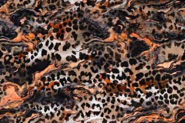 Farklı şekil ve dokulara sahip yaratıcı karalama sanatı deseni. Etnik renkli çiçek ve çizgi geometrik karalama dokusu.