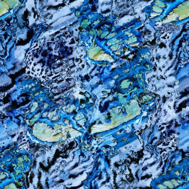 Farklı şekil ve dokulara sahip yaratıcı karalama sanatı deseni. 