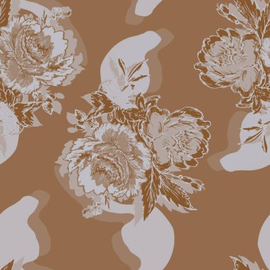 Karışık el çizgisi arkaplanı rengarenk kusursuz desen. Geometrik grunge dokusu tekstil dijital baskı tasarımı