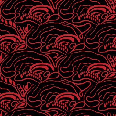 Karışık el çizgisi arkaplanı rengarenk kusursuz desen. Suluboya grunge dokusu tekstil dijital baskı tasarımı