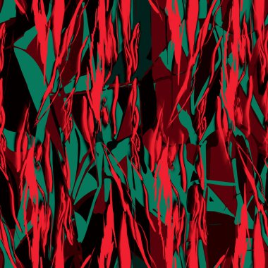 Kusursuz soyut desen. Tekstil kumaşları için soyut çiçek ve geometrik desen. Satış afişleri, posterler, etiketler ve hediye paketleme kağıtları için tasarım ögesi.