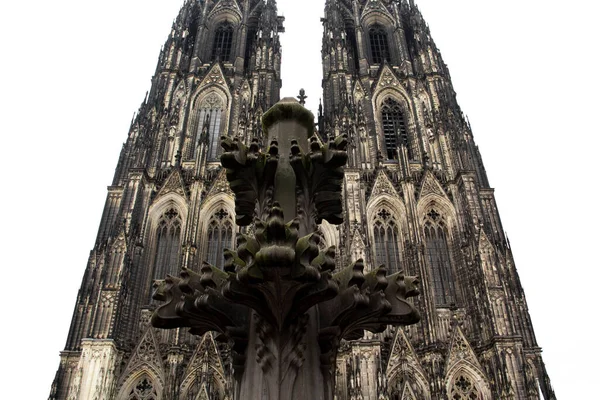 Detalhes Fachada Catedral Colônia Cidade Colônia Alemanha Foto Alta Qualidade Fotos De Bancos De Imagens Sem Royalties