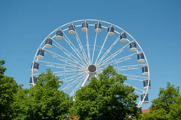 Famous Ferris Wheel Fest Osnabruck Germany High Quality Photo — Stock Photo, Image