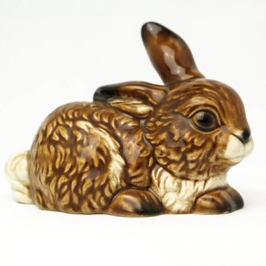 Bir Tavşan Porseleni - Alman Manufactory Collecable. Yüksek kalite fotoğraf