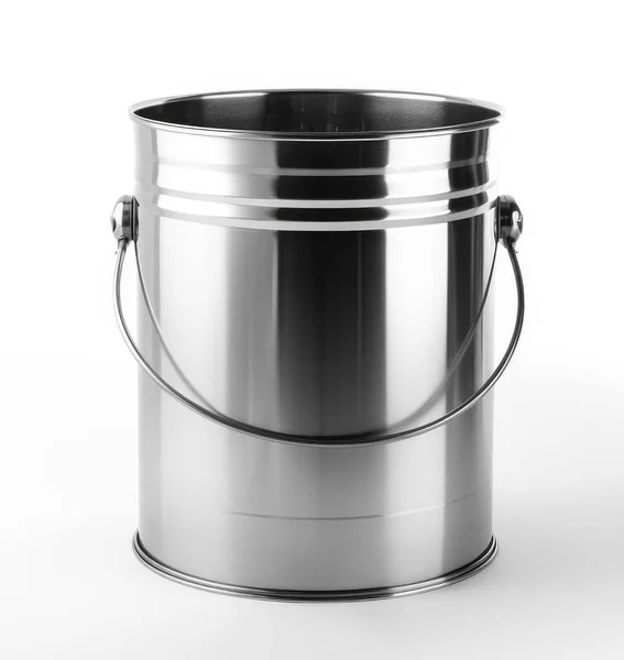 Garbage Can Isolated White Background — Stock Photo, Image