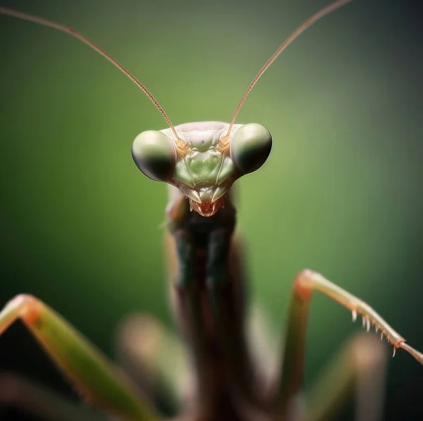 Mantis Macro Fotografie Maximale Scherptediepte — Stockfoto