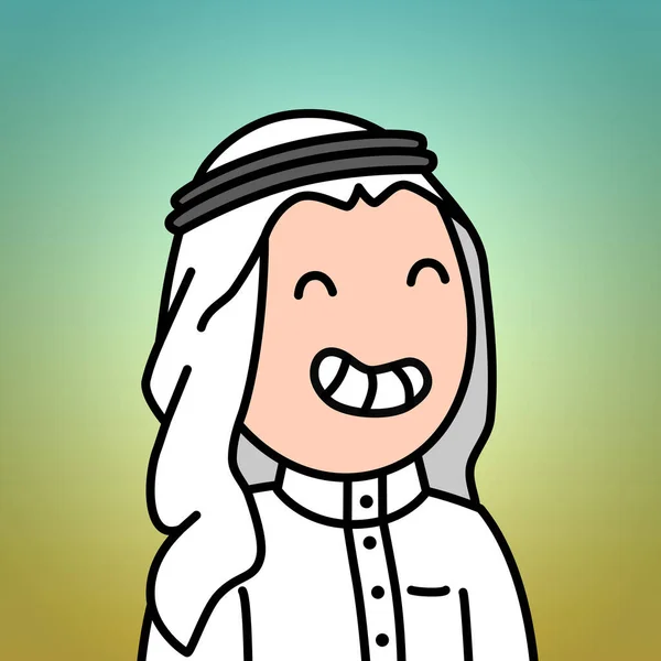 Nft Arab Family Doodles Art — Foto de Stock