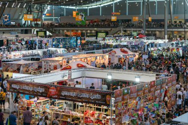 STUTTGART, GERMANY - 29 Haziran 2019: Comic Con Germany Stuttgart, iki günlük hayran toplantısı