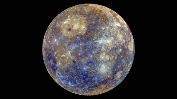 Planet Mercury surface details