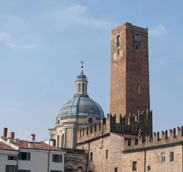 Mantova Ιταλία Οκτωβρίου 2022 Θόλος Της Βασιλικής Του Sant Andrea — Φωτογραφία Αρχείου