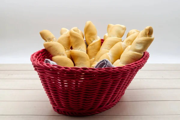 Italienisches Brot Crocetta Ferrarese Traditionelles Brot Aus Ferrara Auch Bekannt — Stockfoto
