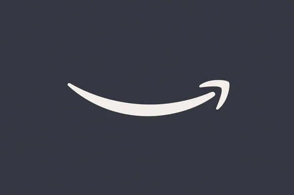Bologna Italia November 2022 Logo Merek Amazon Dengan Latar Belakang — Stok Foto