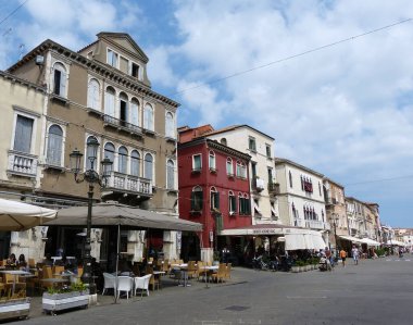 Chioggia - Venice, Italy - August 12, 2018: City center of Chioggia. This small town is known as The Little Venice.