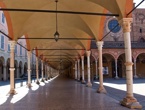 Bologna 意大利 2022年6月2日 Portico Dei Servi 靠近Chiesa Dei Servi — 图库照片