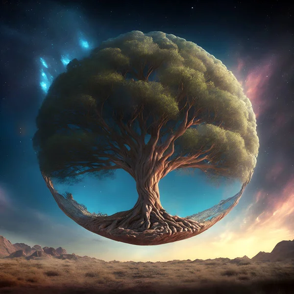 The Tree of life. Cycle of life, growth, evolution concept.
