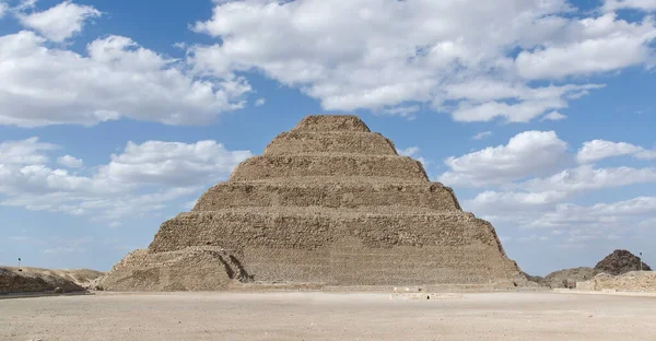 Каир Гиза Египет Марта 2023 Года Пирамида Саккара Каире Первая — стоковое фото