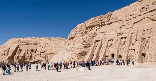 Abu Simbel Єгипет Березня 2023 Храм Абу Сімбел Єгипет — стокове фото