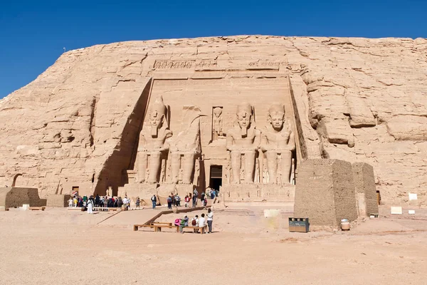 Abu Simbel Egipto Marzo 2023 Templo Abu Simbel Egipto — Foto de Stock