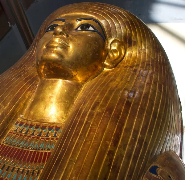Cairo Egypt March 2023 Sarcophagus Tuia Egyptian Museum Cairo — Stock Photo, Image