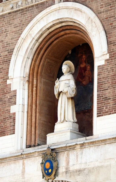 Padova Italia Agosto 2022 Estatua San Antonio Fachada Basílica Padua —  Fotos de Stock