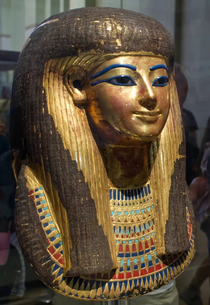 Каир Египет Марта 2023 Года Маска Мумии Туи Египетский Музей — стоковое фото