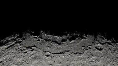 Ay. Yüzey, kraterler, aşamalar. Boşluk. Astronomi.