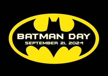 Batman logosu 85. Batman Günü kutlamaları için 09-21-2024