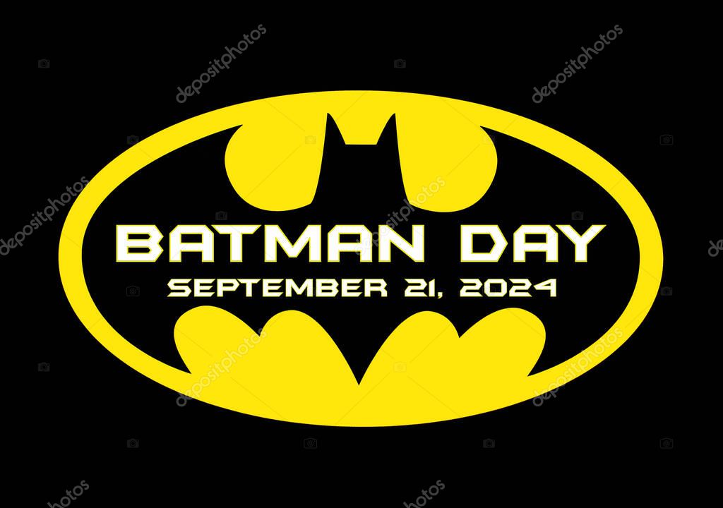 Batman logo for the 85th Batman Day celebration on 09-21-2024