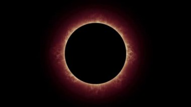 Güneş tutulması.