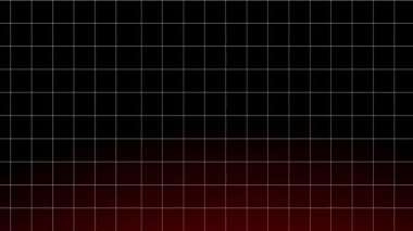 Gradyan arkaplan ile soyut ızgara deseni. 4 bin. Koyu kırmızıdan koyu kırmızıya geçiş yapan eğimli bir arkaplan üzerinde temiz, geometrik bir ızgara deseni vardı..