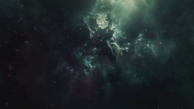 Crux takımyıldızında Kömür Çuvalı Bulutsusu 'nu gösteren animasyon.