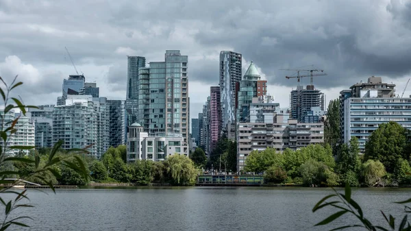 Imagem Dos Edifícios Centro Vancouver Canadá — Fotografia de Stock