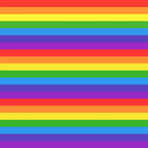虹の水平線シームレスなパターン 背景を繰り返す虹 カラフルな縞 ベクターアートイラスト — ストックベクタ