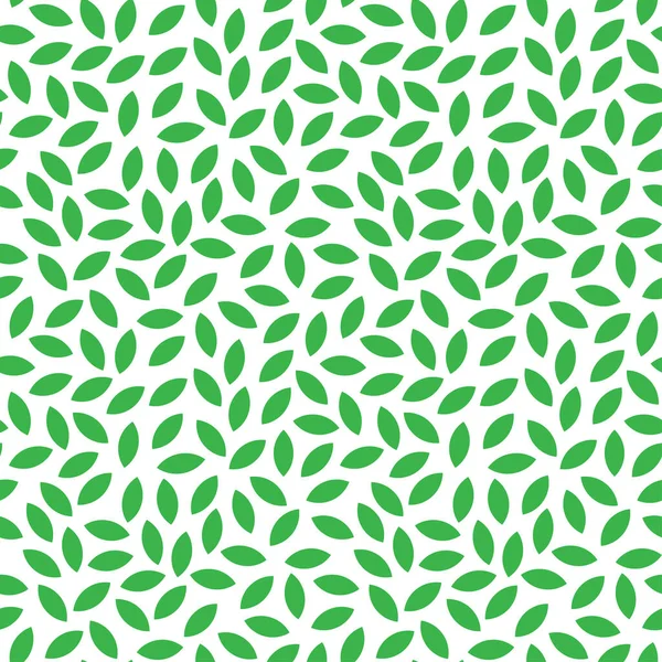 Yeşil yaprak geometrik kusursuz desen, soyut vektör dokusu. Yeşil etkinlikler ve doğal ürünler vs. için yaprak arkaplanı