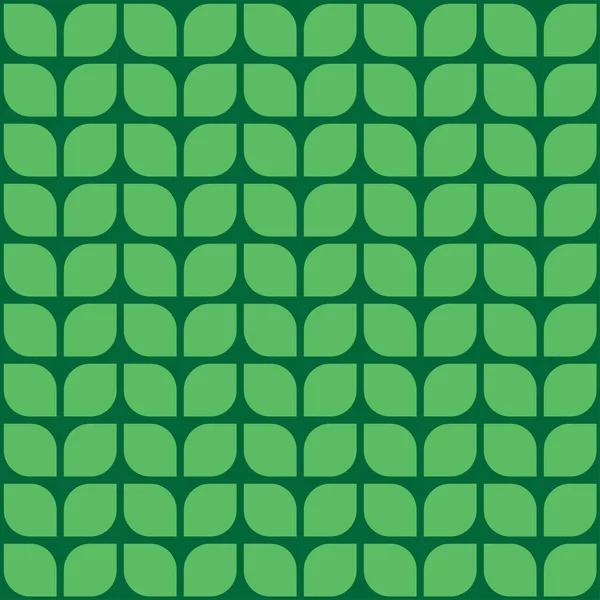 Patrón Geométrico Sin Costura Hoja Verde Textura Vectorial Abstracta Fondo — Archivo Imágenes Vectoriales