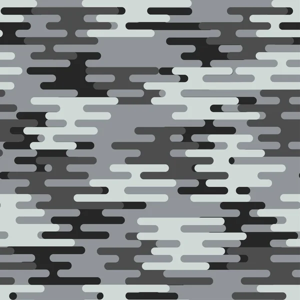 Camouflage Neige Gris Motif Répétitif Adapté Aux Dessins Textiles Tissus — Image vectorielle