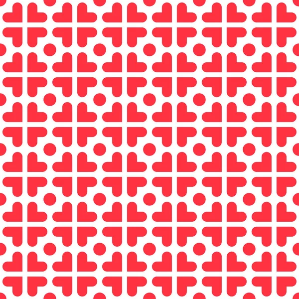 Aşk kalp tekrar desen tasarım vektör arkaplan, kırmızı kalp geometrik şekil şeffaf arkaplan