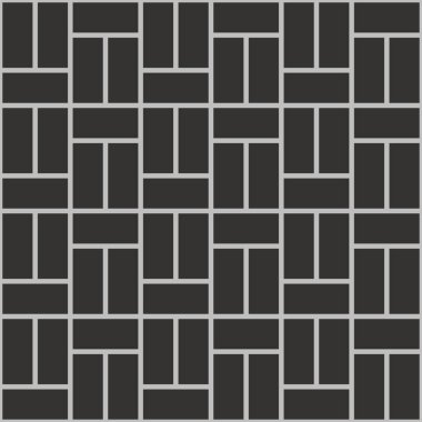 Kusursuz tekrarlayan siyah tuğla duvar