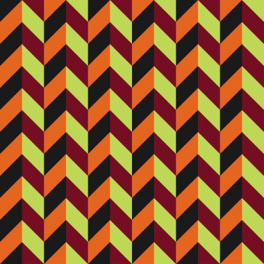 Sarı ve kırmızı geometrik çizgilerin kusursuz tekrarlayan deseni