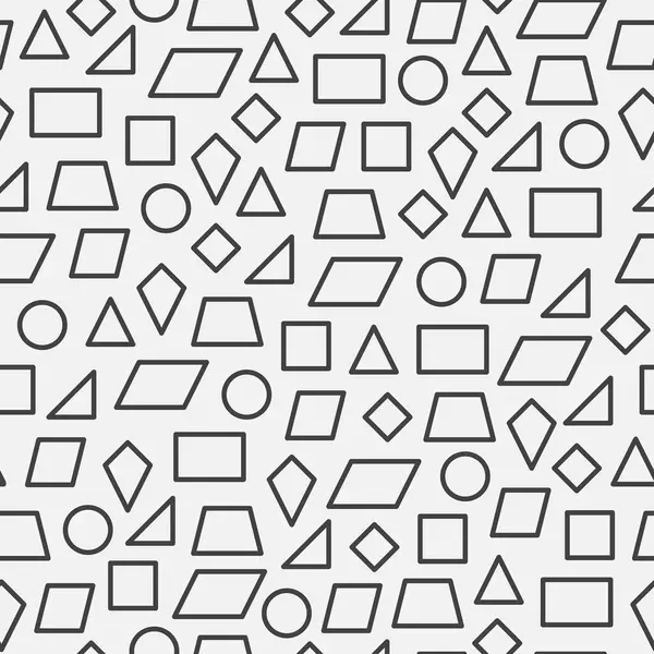 Mor ve beyaz arkaplan üzerinde çeşitli siyah çizgili şekillere sahip kusursuz desen