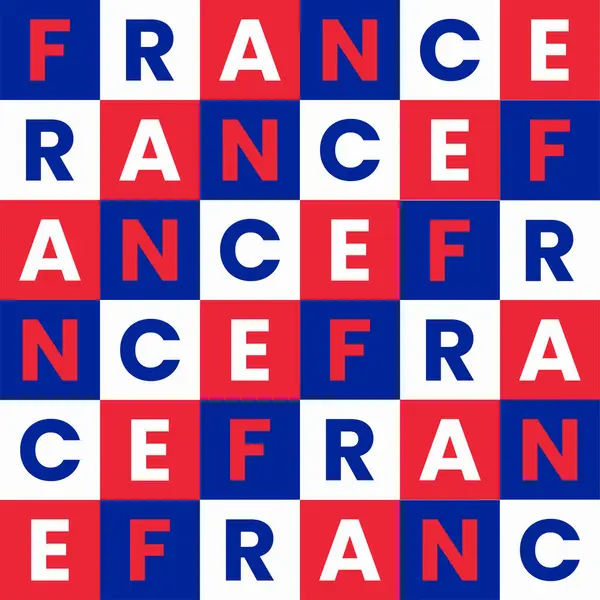 Fransız bayrağının renkleri gibi mavi, beyaz ve kırmızı arkaplanı olan kusursuz Fransa deseni.